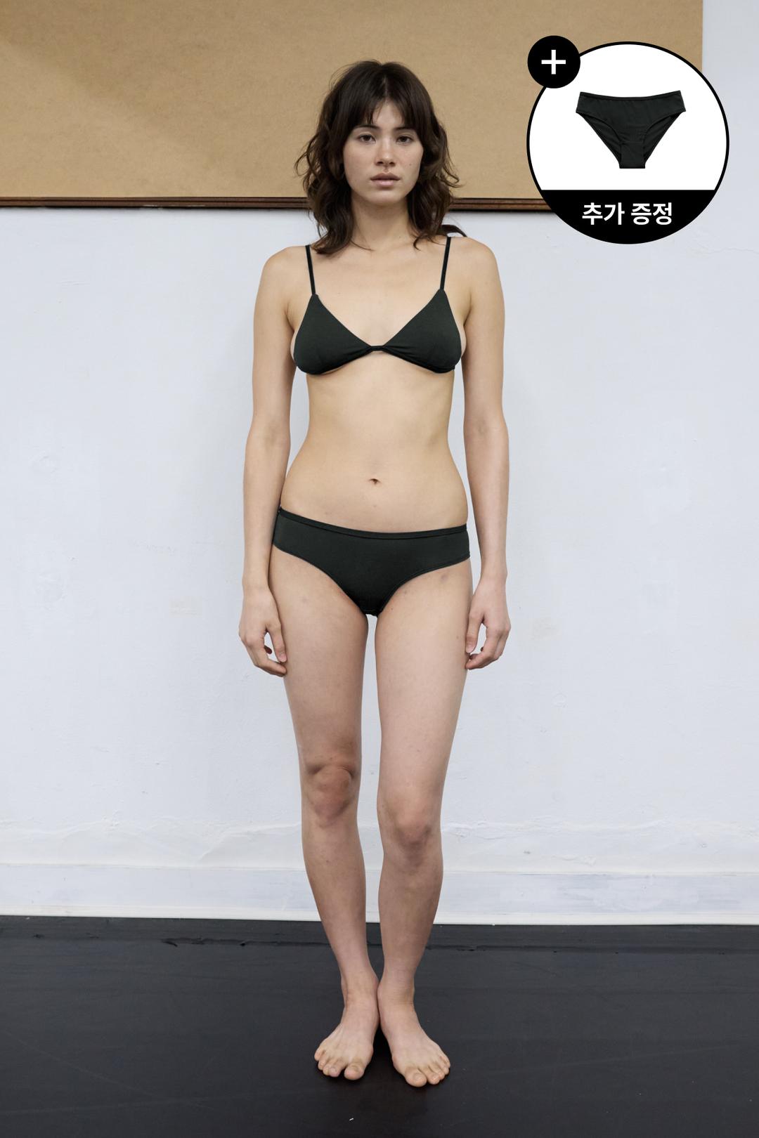 [팬티추가증정] Noa Soft Set - Jet Black