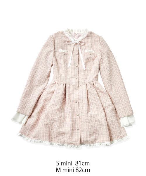 Love and classy tweed ワンピース