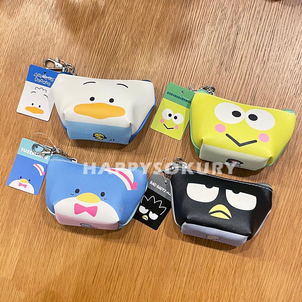 산리오 오리펫쿠루 케로피 턱시도샘 배드바츠마루 삼각 미니 파우치