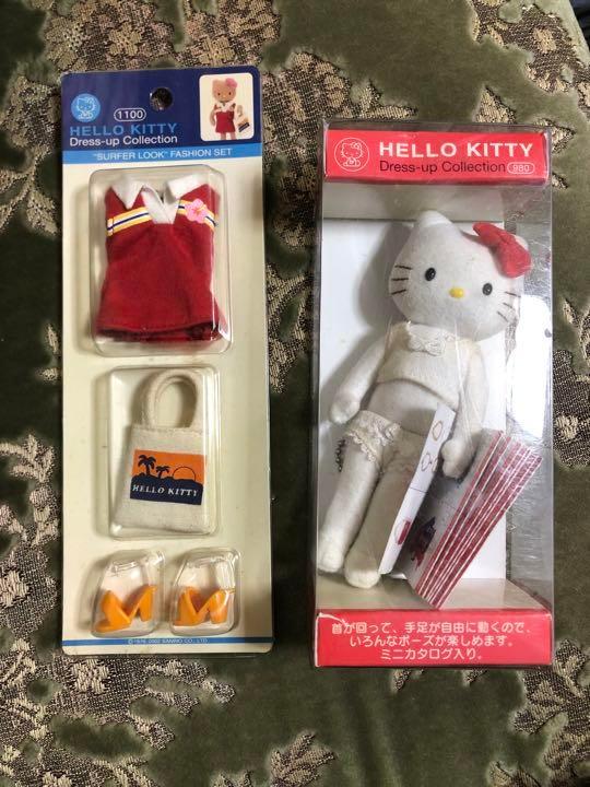 헬로키티 キティちゃん ドレスアップ 人形 フィギュア dress up レトロ