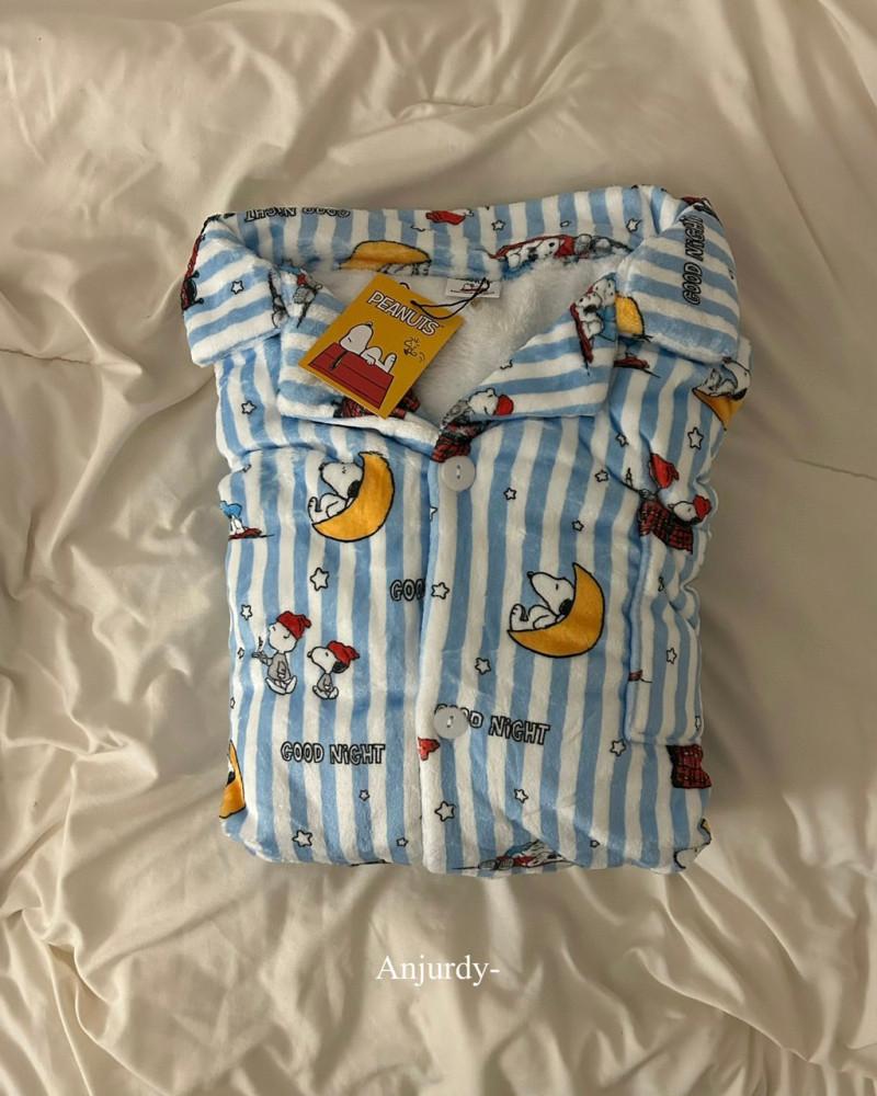 [커플,수면] 스누피 블루스트라이프 잠옷 빅사이즈크리스마스 홈웨어 파자마파티 친구생일선물