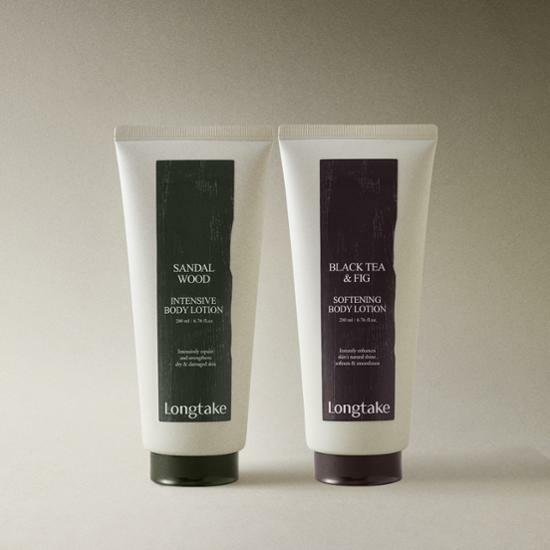 [딤디PICK] 롱테이크 바디로션 200ml 2종 [샌달우드/블랙티앤피그] 택1