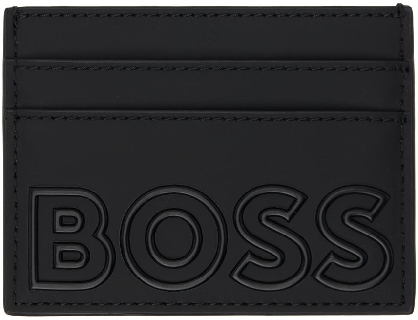 Black Appliqué Card Holder