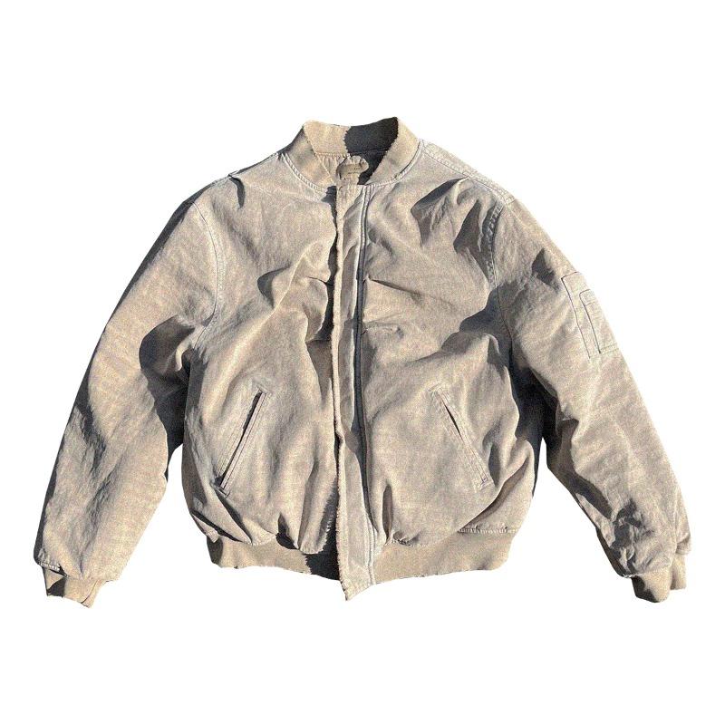 Sahara bomber jacket_Smoke tan