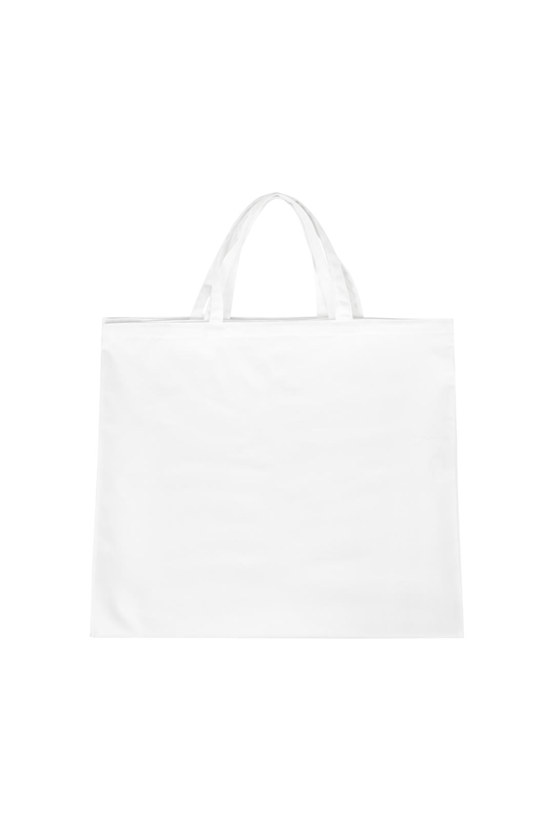 FOLDED COTTON BAG (WHITE)