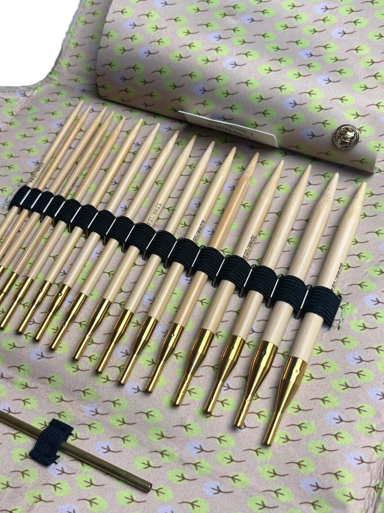 [당일발송] addi-아디 클릭 밤부 세트 Addi Click Bamboo Set 조립식 대바늘 세트