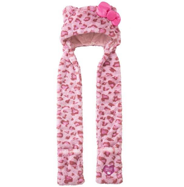 USJ 헬로키티 머플러 장갑 모자 유니버셜 스튜디오