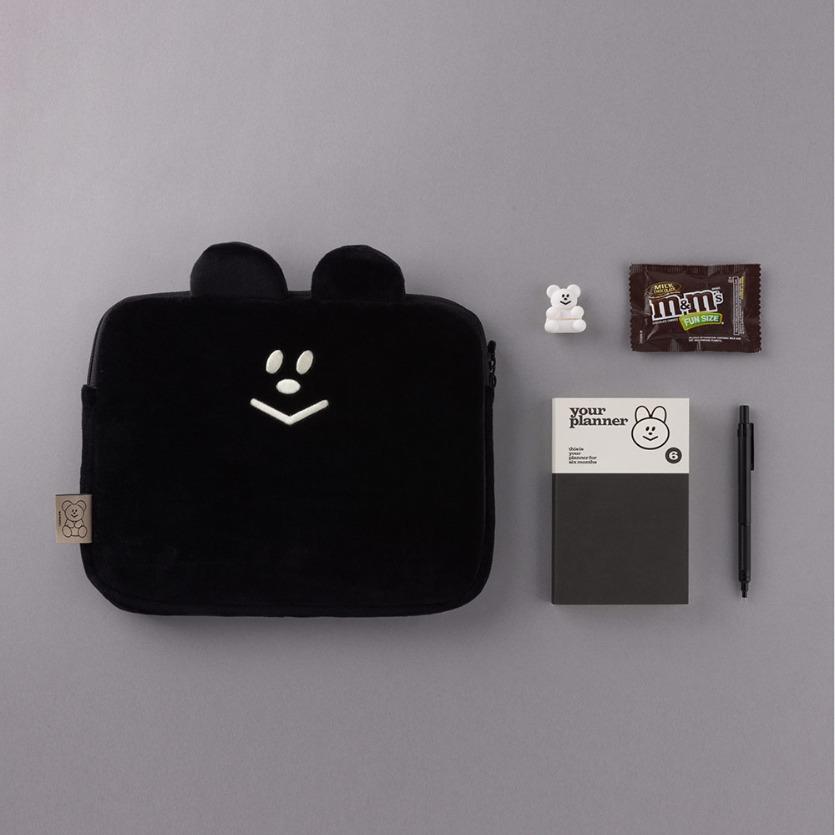 모모씨 베어 노트북 파우치 13인치 4color