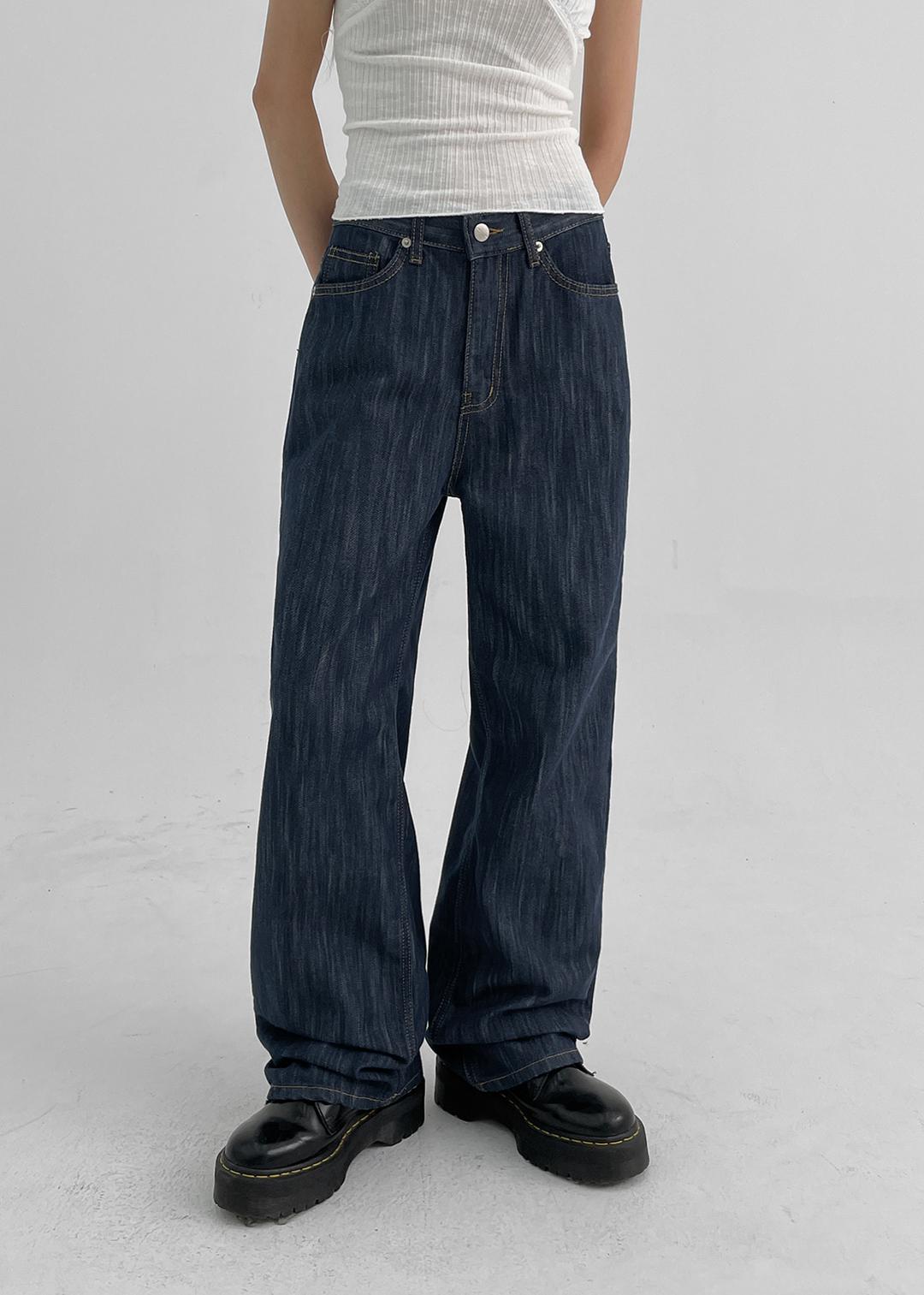 [B-DENIM] NON FADE STRAIGHT 025