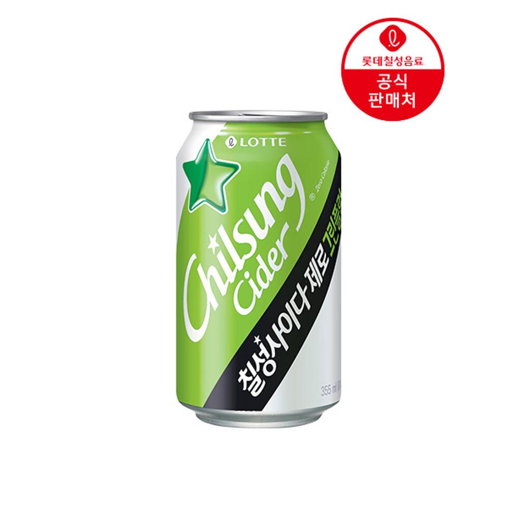 [직영] 칠성사이다제로 그린플럼 355ml 24캔