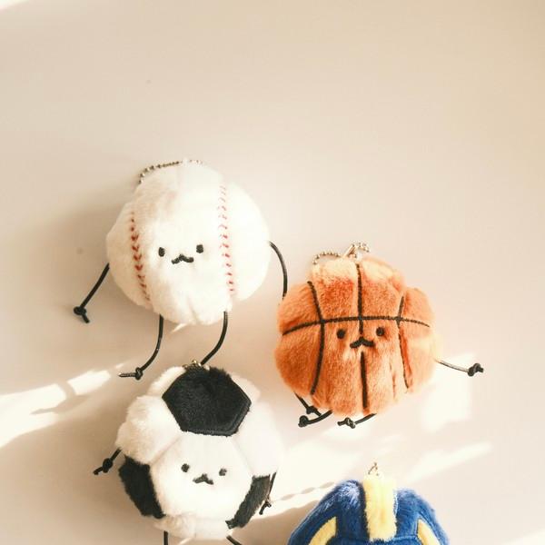 데굴데굴 공 친구들 인형 키링