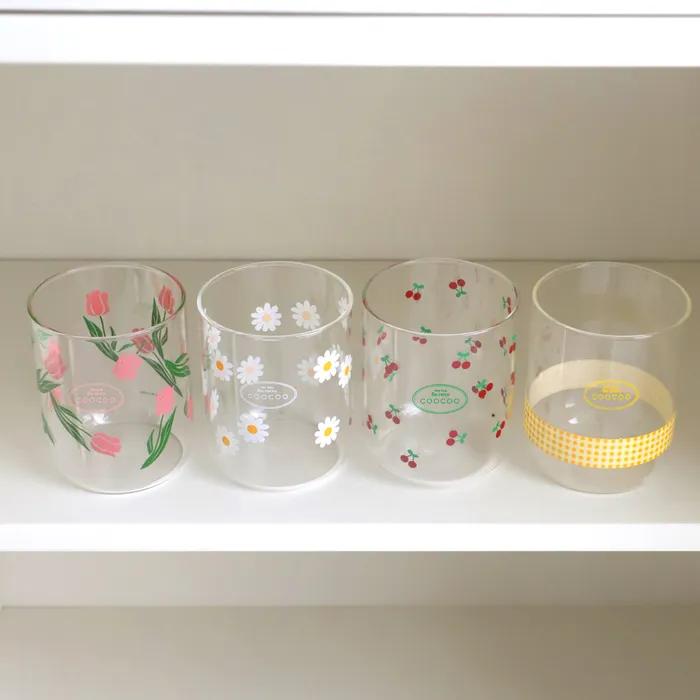 타블도트 쿠쿠 내열 카페 글라스컵 420ml_4color 유리잔