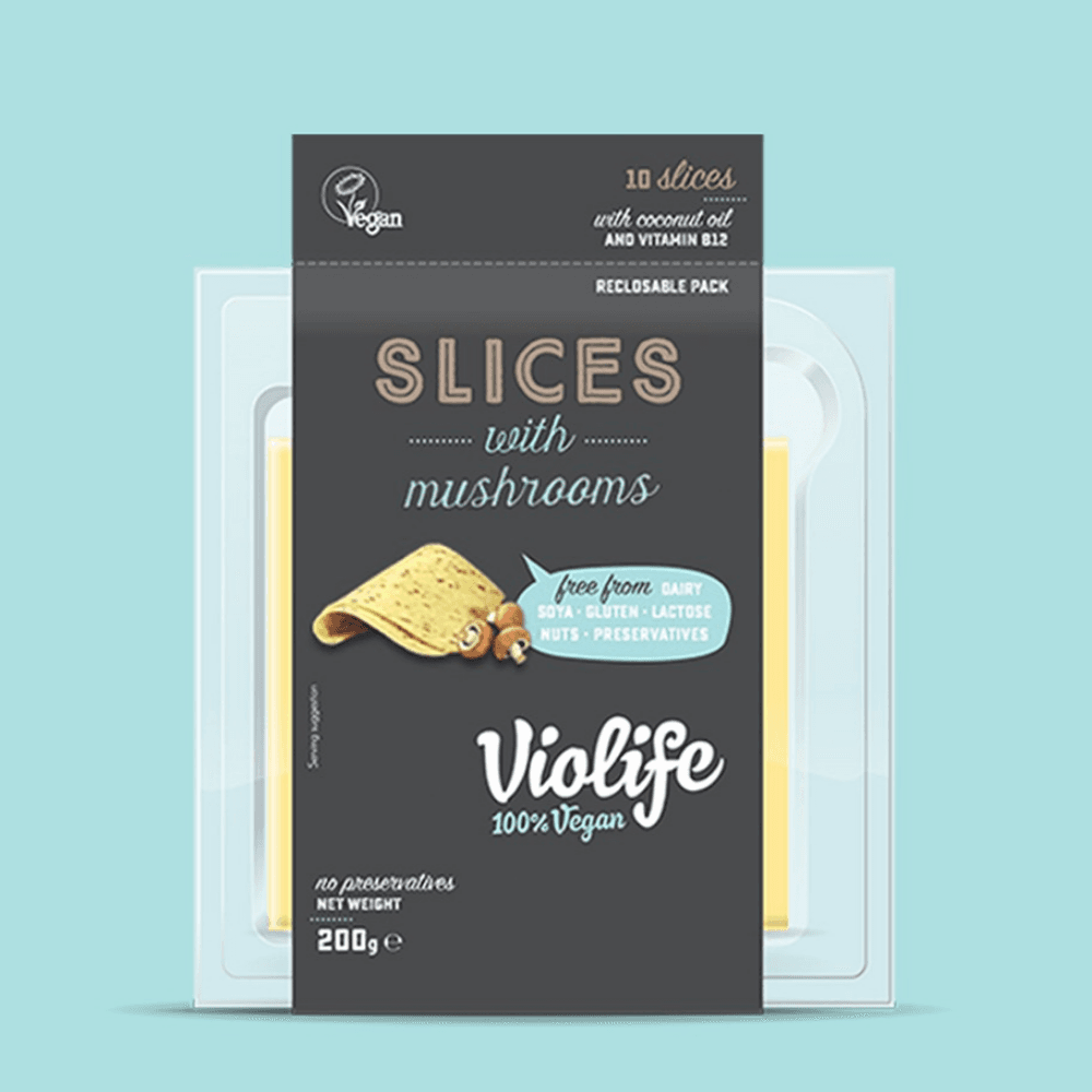 바이오라이프 비건 치즈 머쉬룸(양송이버섯) 슬라이스 200g
