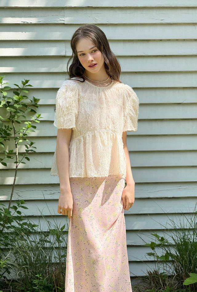 [24SS] Lautre Ette ribbon Butter Blouse