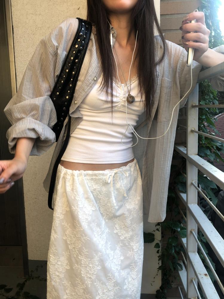 레이크무어 Torre linen stripe sh