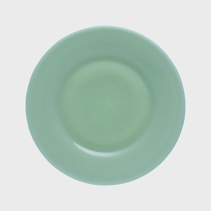 접시 22cm 제다이트 그린