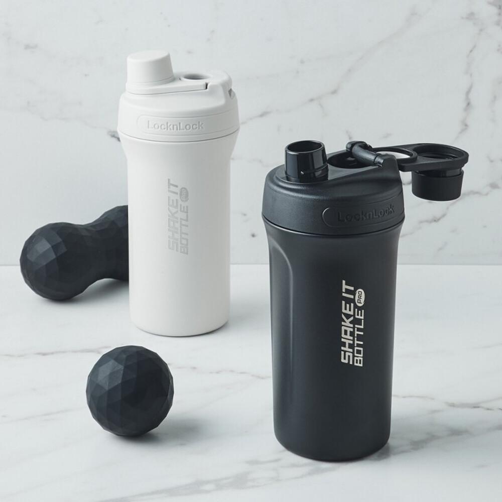 락앤락 쉐이킷보틀 프로 스테인리스 650ml 택 1(라이트그레이/블랙)