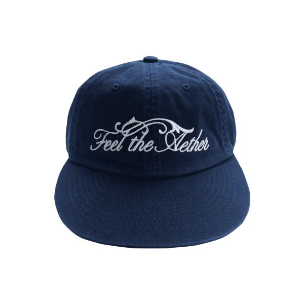 Feel the aether lettering cap
