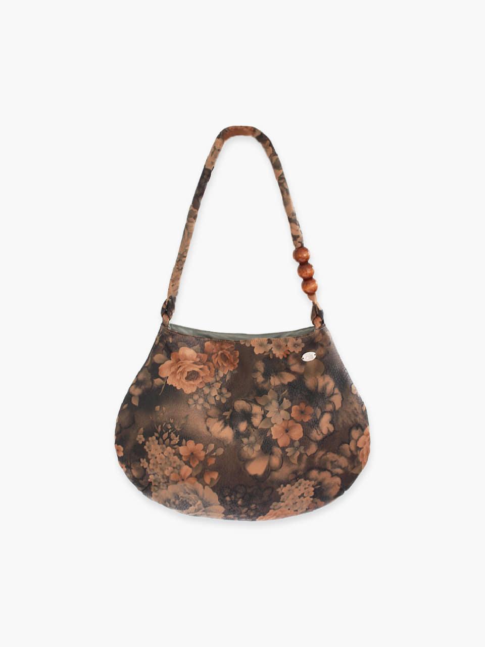 BOWL BAG FLOWER SANDY BROWN