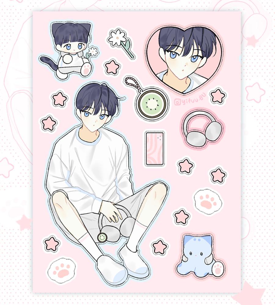 [맹수상점] 여름날 삭삭이 스티커