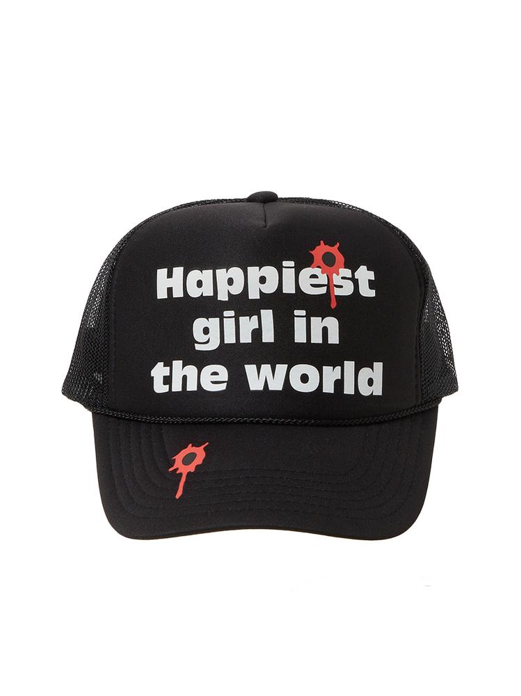 BLACK HAPPY CAP애슐리 윌리엄스 블랙 해피 캡