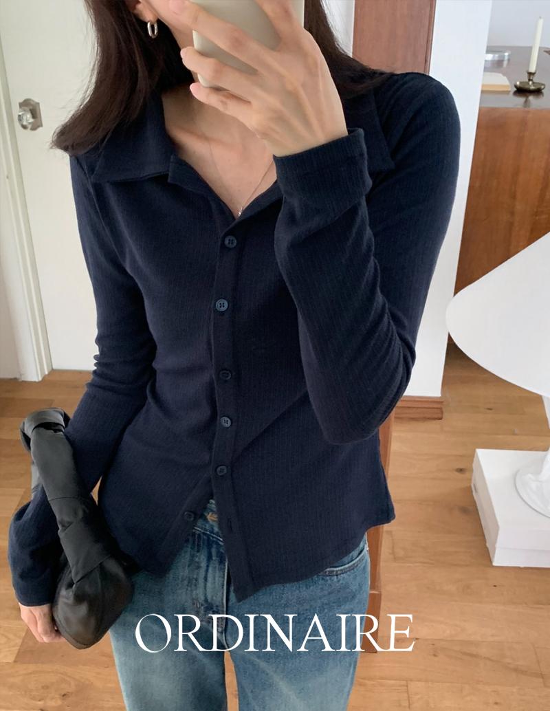 가내스라 [여리핏][ordinaire] 마르소 가디건 (긴팔·카라/13color/소이밀크,딥베이지,블랙,카키 단독주문시오늘출발)