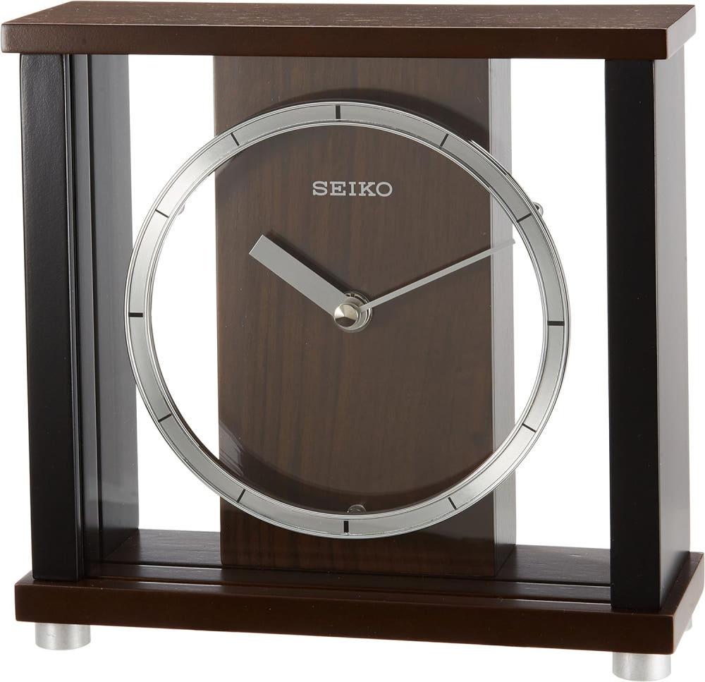 [SEIKO] 세이코 우드 스퀘어 원목 탁상 시계