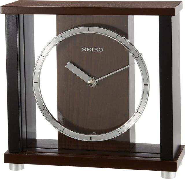 [SEIKO] 세이코 우드 스퀘어 원목 탁상 시계