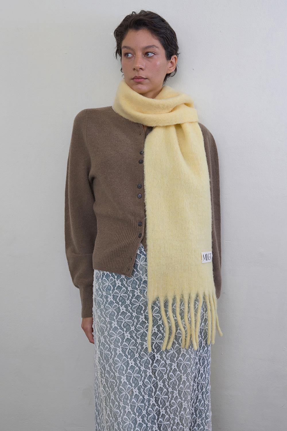 Chunky Scarf Solid_Lemon
