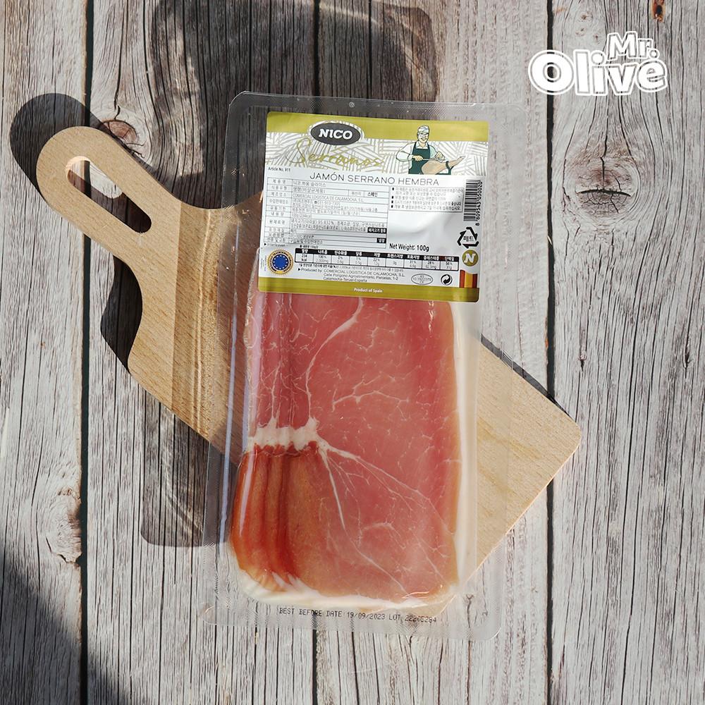 니코 세라노 하몽 슬라이스 100g [원산지:스페인]