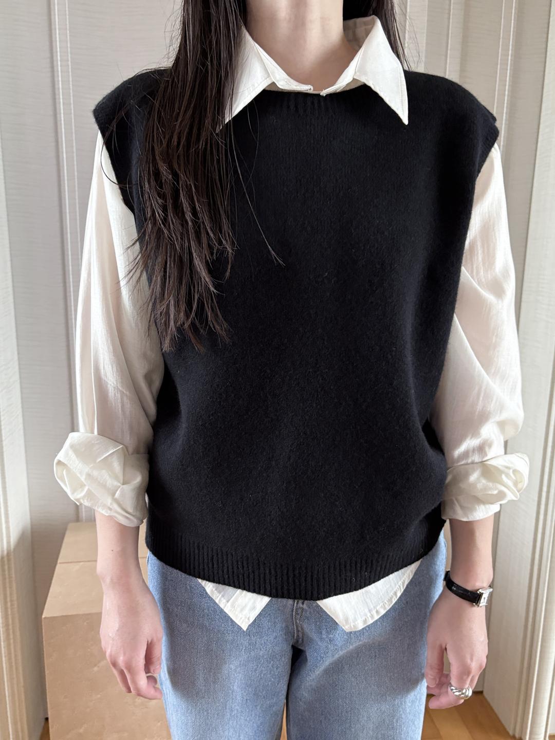 Neat knit vest (2C)