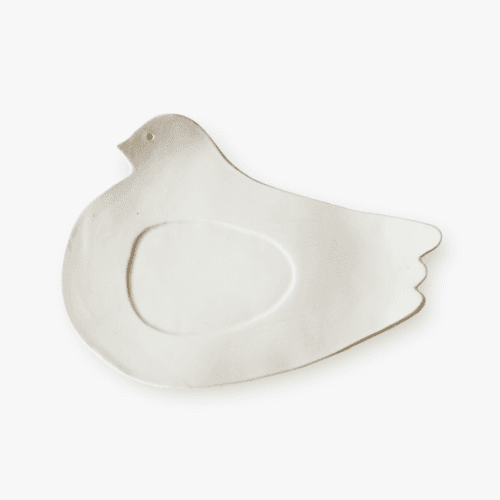 (3차입고) [오브 오브제]  Bird plate - ivory