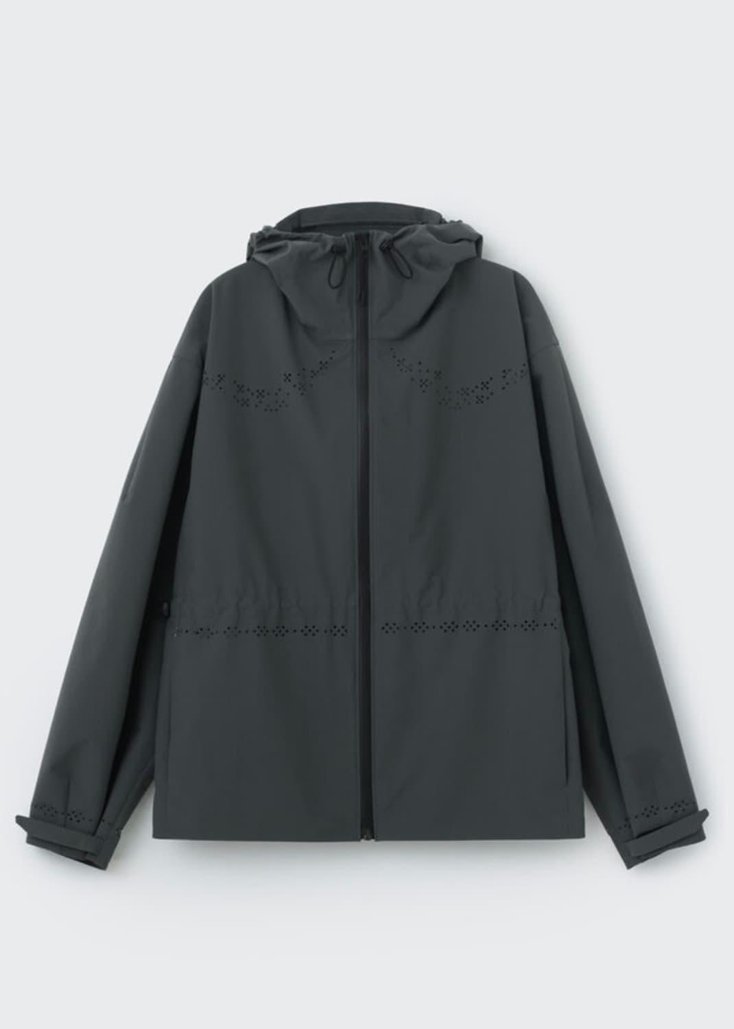 cosmoss LASER-CUT WINDBREAKER (GREY) M | 후루츠패밀리