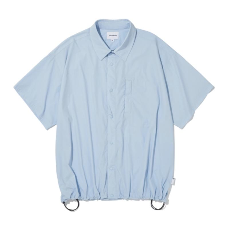 Stitch Nylon Half Shirt_Sky Blue_CL145