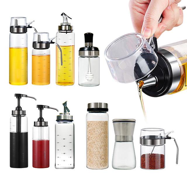 내열 유리 소스통 오일병 양념병 간장 식초 초장 참기름 꿀 시럽 솔트 조미료