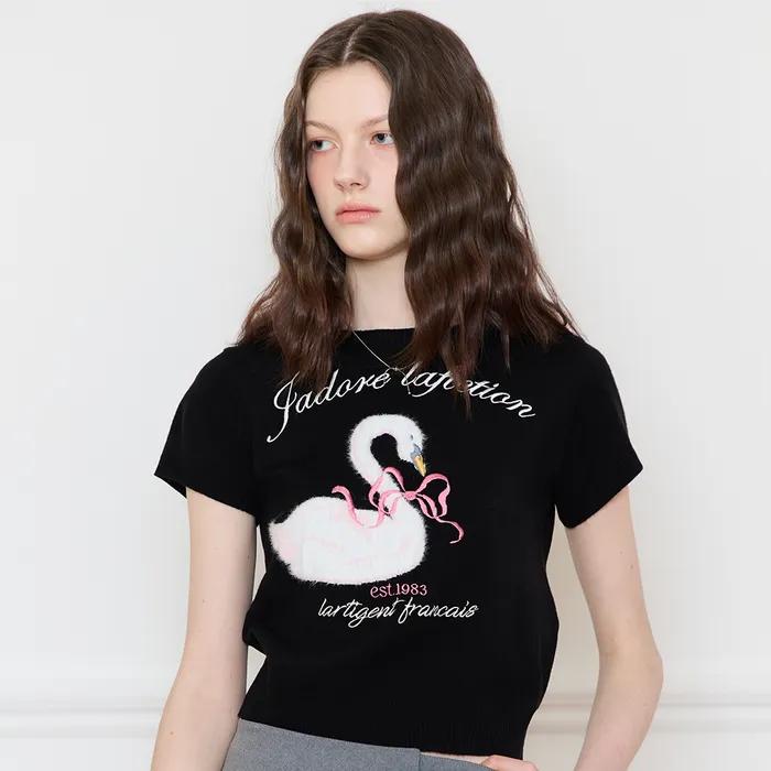 [29CM 단독] L16 SWAN KNIT(BLACK)