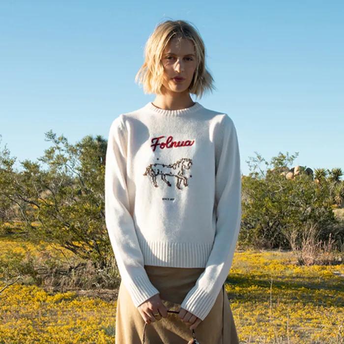 PONY ROUND KNIT_IVORY