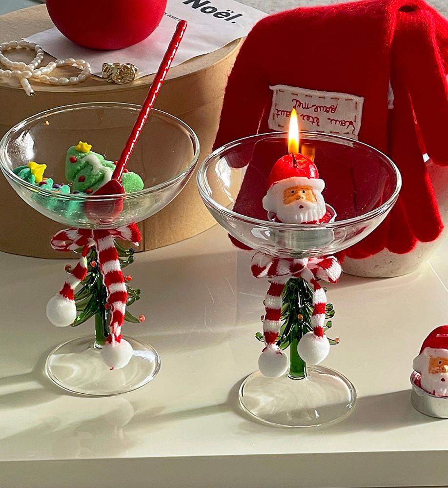 헤이유드 크리스마스 트리플레이트 트리유리컵 홈파티 글라스