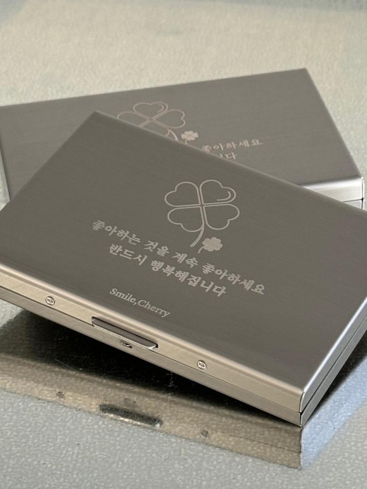 [스마일체리] 아코디언 카드케이스 (좋아하는 것을 계속 좋아하세요)