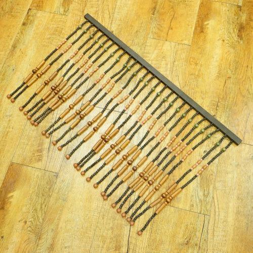 일본제 빈티지 타마 원목 노렌