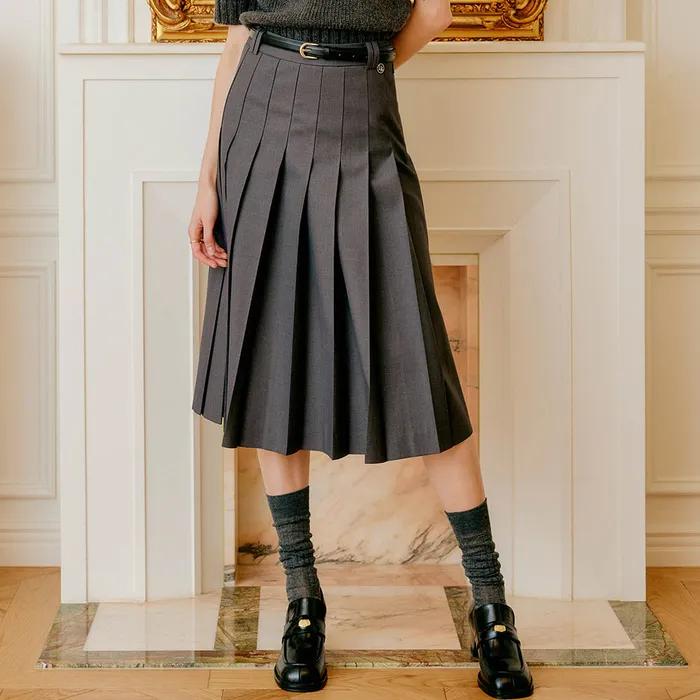 키라 플리츠 스커트 / KYRA PLEATS SKIRT_3colors
