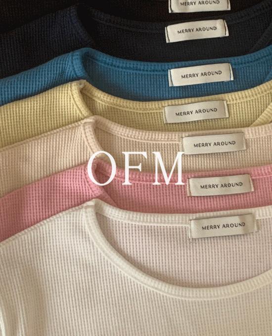 메리어라운드 [썸머🍉][기본티][와플1등][ofm] 썸머 와플 (tee)* 베스트 상품 재진행