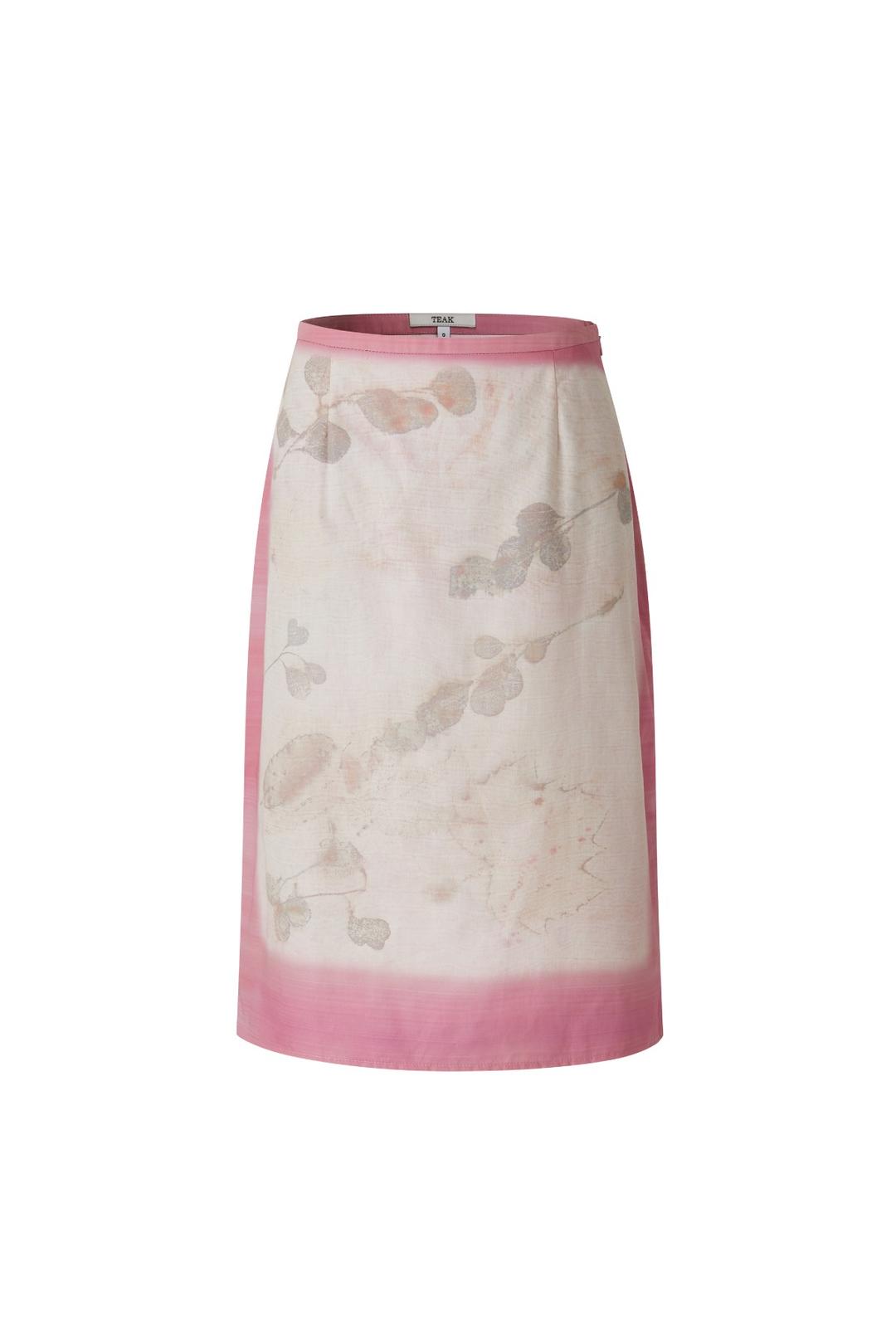 COTTON SKIRT (LEAF PINK)