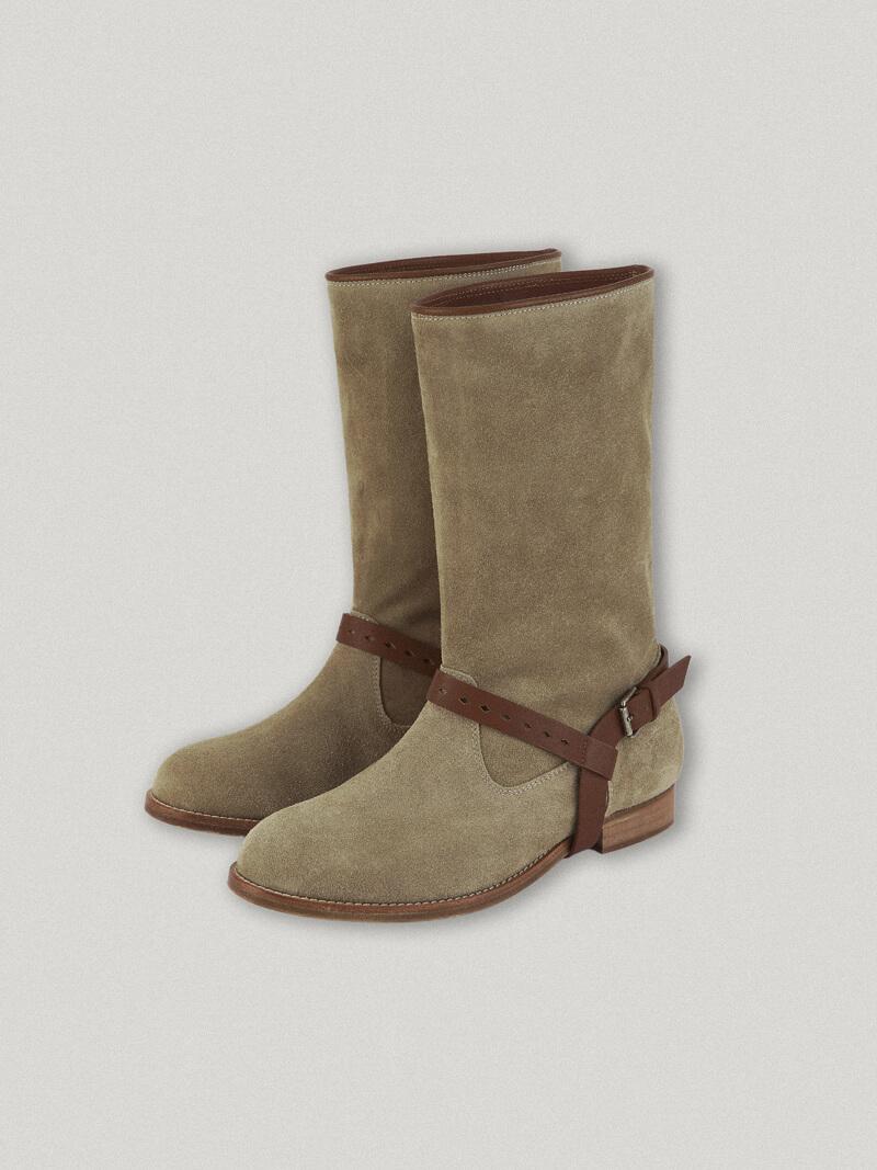 Souk Belted Western Boots