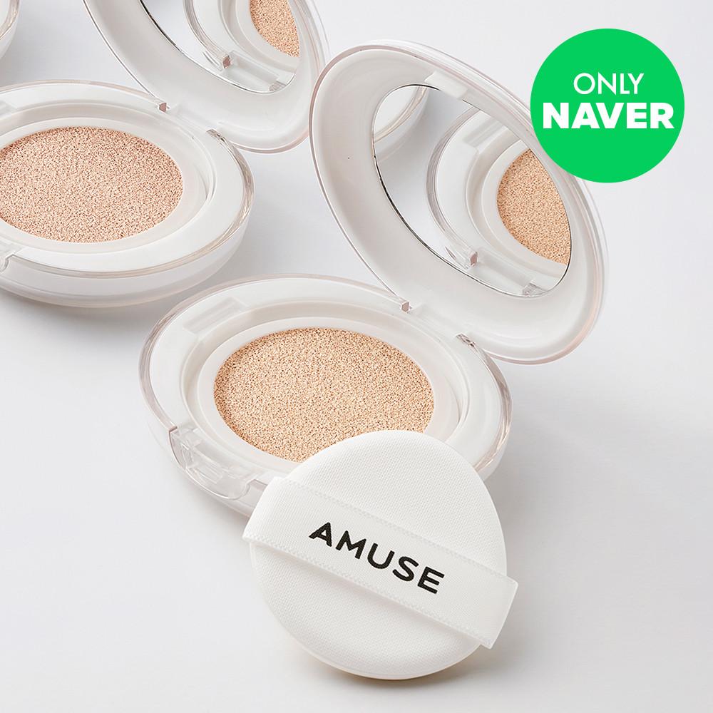 [본품+리필2ea+퍼프3P]어뮤즈 세라믹 스킨 퍼펙터 쿠션 세트