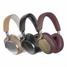 B&W 노이즈캔슬링 블루투스 헤드폰 PX8[블랙/탄/버건디]