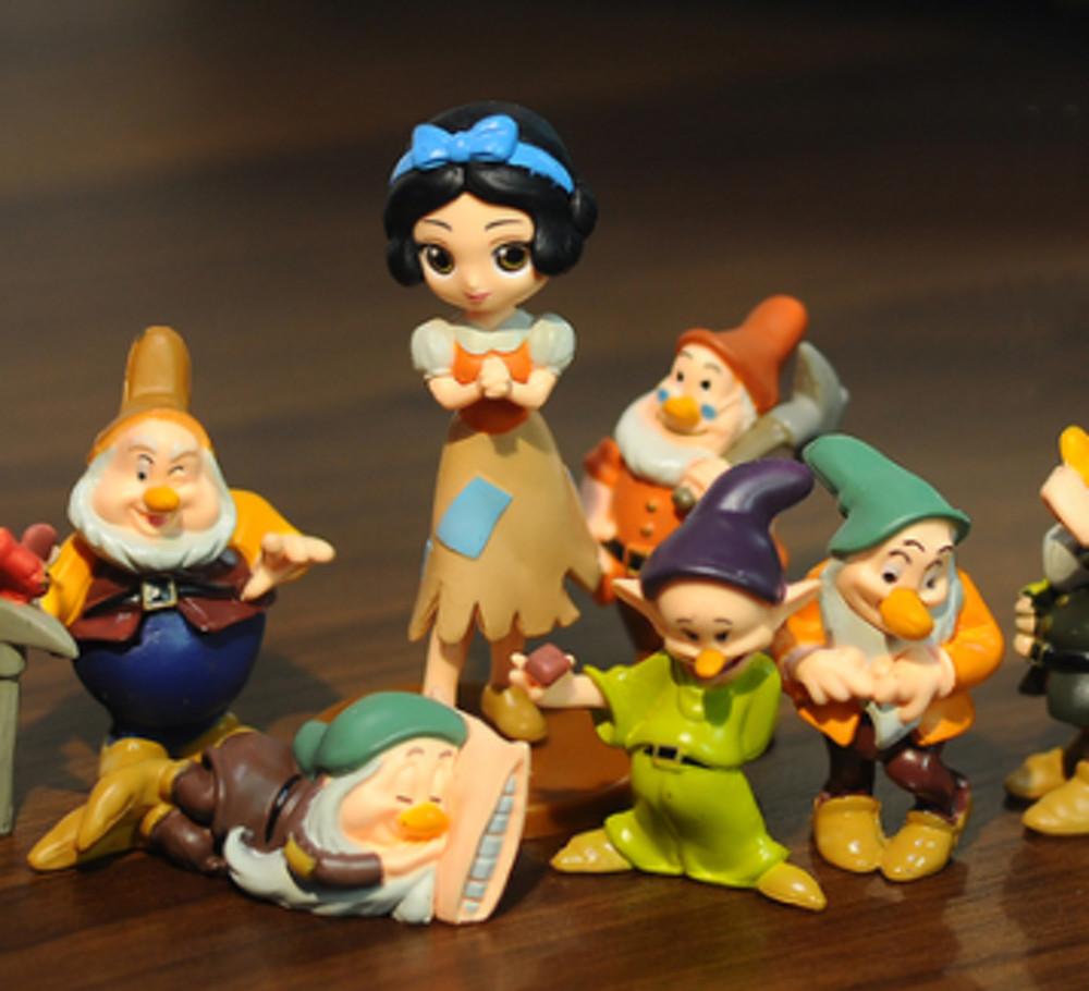 백설공주와 일곱 난쟁이 피규어 8종세트 9cm