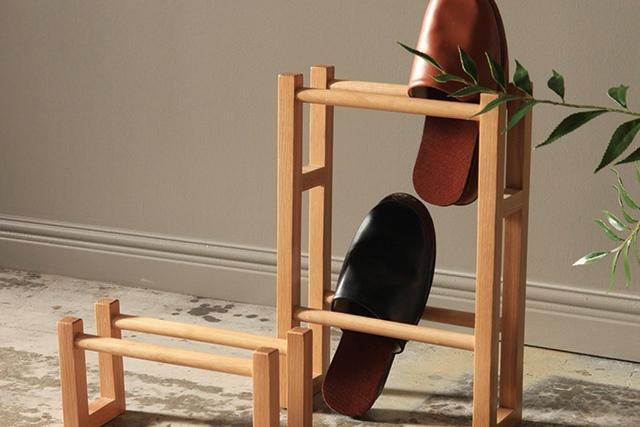 오크원목 실내화거치대 슬리퍼 정리대 걸이 M