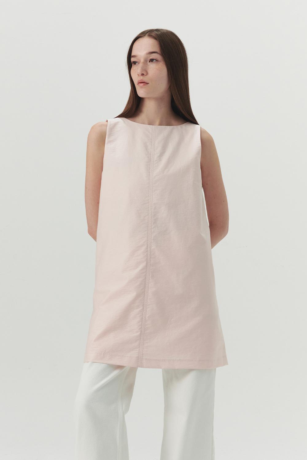 [7th] Stitch Mini Dress - Sherbet Pink