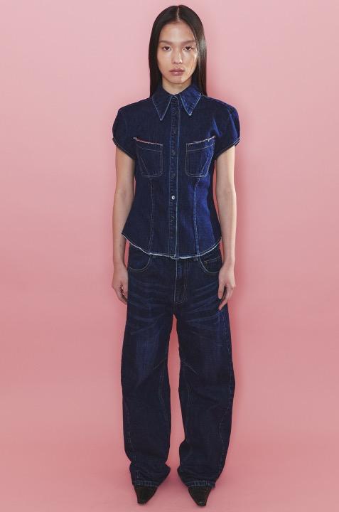 [05/02 예약발송]Denim Puff Shirt, Washed